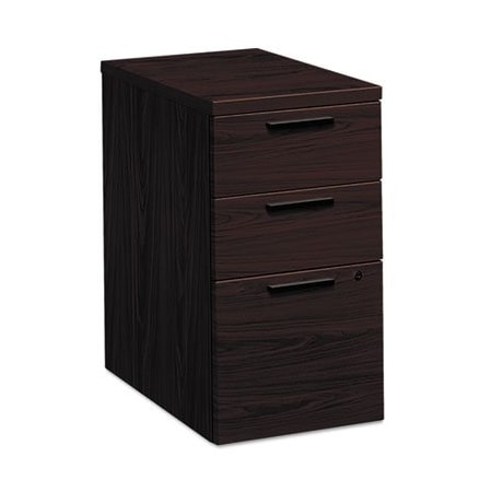 Hon HON, 10500 SERIES BOX/BOX/FILE MOBILE PEDESTAL, 15.75W X 22.75D X 28H, MAHOGANY 105102NN